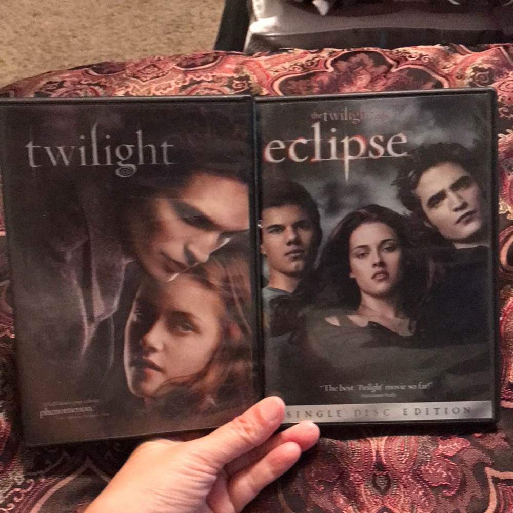 🖤TWILIGHT AND ECLIPSE DVDS🖤